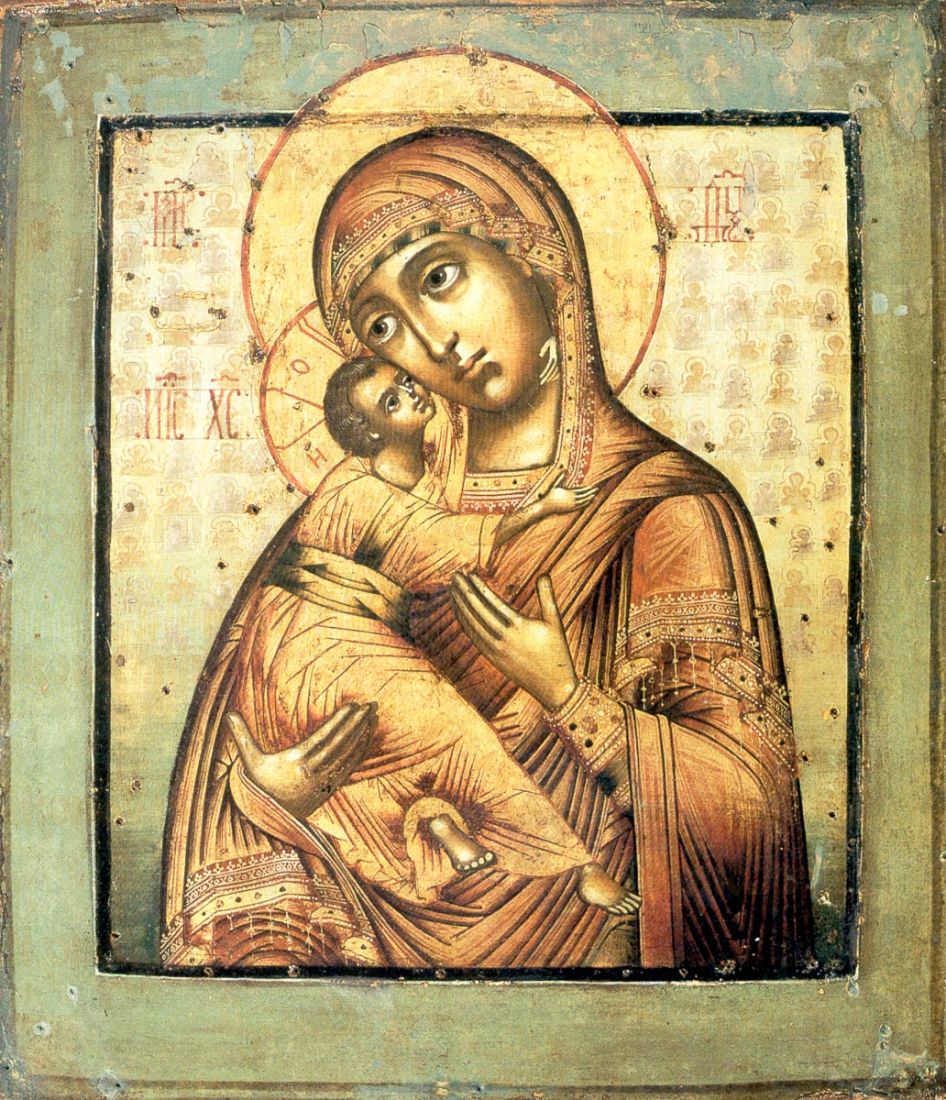 Владимирская икона Божией Матери (копия 17 века)
