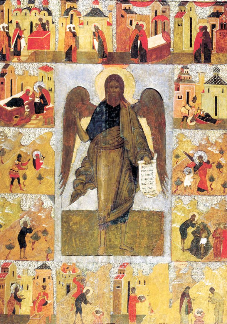 Икона Иоанн Предтеча Ангел Пустыни (копия 16 века)