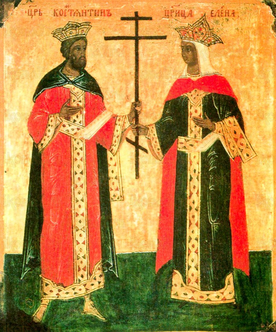 Икона Константин и Елена (копия 15 века)