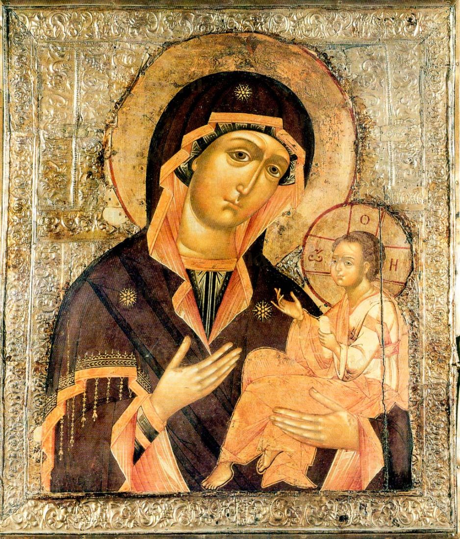 Грузинская икона Божией Матери (копия 19 века)