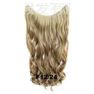 Искусственные термостойкие волосы на леске волнистые №F012/024 (60 см) - 100 гр.