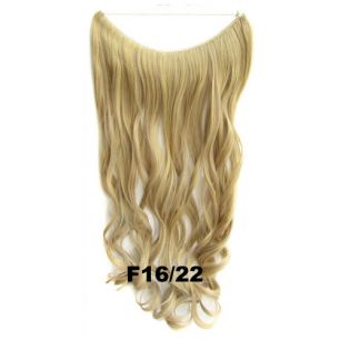 Искусственные термостойкие волосы на леске волнистые №F016/022 (60 см) - 100 гр.