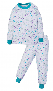 Пижама с начесом для девочки Зайки