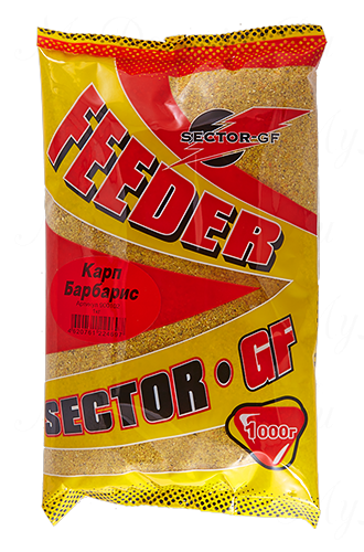 Прикормка GREENFISHING SECTOR-GF Feeder Карп Барбарис, вес 1 кг
