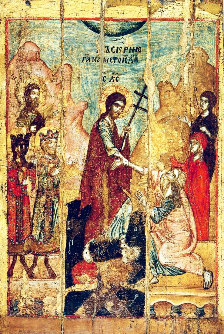 Икона Воскресение Христово (копия 14 века)