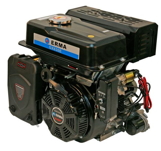 Двигатель Erma Power GX630E D25(20 л. с.) электростартер, аналог Honda GX630