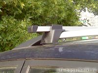 Багажник (поперечины) на рейлинги на Chery Tiggo FL 2005-2016, Атлант, алюминиевые дуги