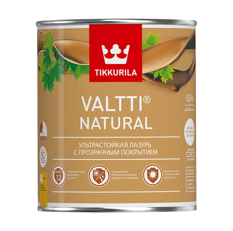 Ультрастойкая лазурь Tikkurila Valtti Natural - Валтти Нэйчурал
