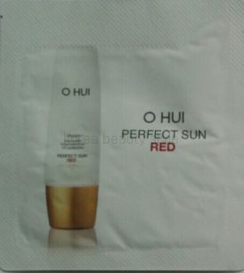O HUI DAY SHIELD PERFECT SUN  RED SPF   50+/PA++++ - солнцезащитный антивозрастной крем (красный) от O HUI  пробник-саше 1 мл