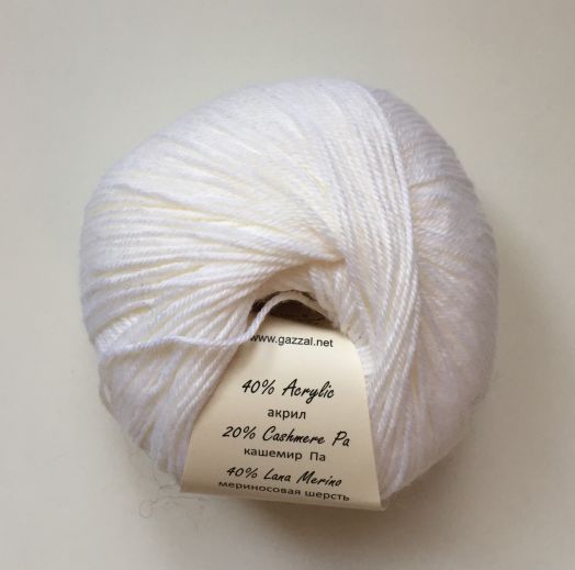 Baby wool (Gazzal) 801-белый