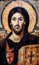 Икона Христос Пантократор Синайский (копия старинной)