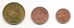 Набор монет Гамбия 1998 (3 монеты)