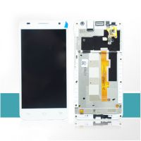 LCD (Дисплей) Alcatel 6036Y OneTouch Idol 2 Mini S (в сборе с тачскрином) (в раме) (white) Оригинал