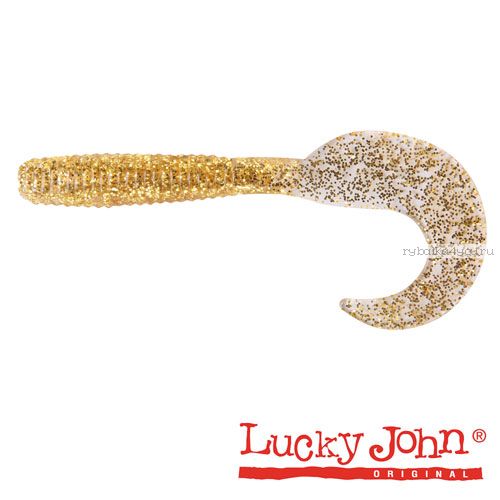 Твистер Lucky John Soft Bandid 80мм / упаковка 10 шт / цвет: 001