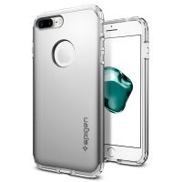 Чехол Spigen Hybrid Armor для iPhone 8 Plus серебристый