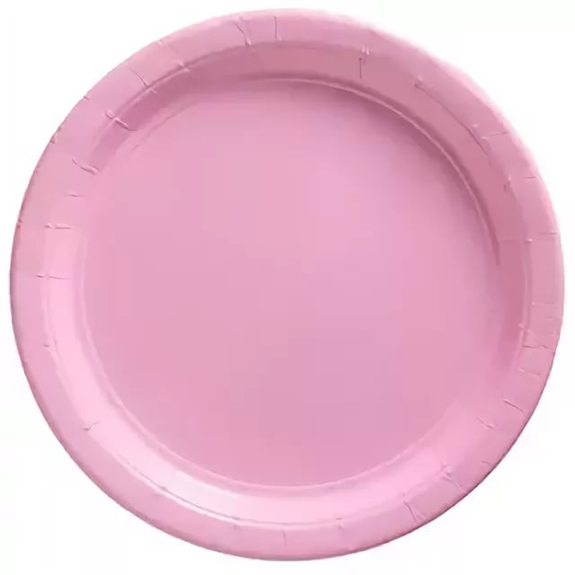 Тарелки розовые