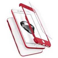 Чехол Spigen Thin Fit 360 для iPhone 8 Plus красный