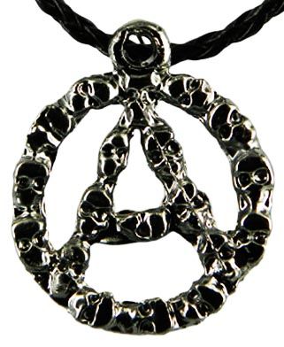 Медальон металлический Анархия