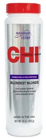 Осветлитель для волос порошкообразный CHI Blondest Blonde с протеинами шелка 450 гр