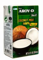 Кокосовое молоко Aroy D 60% кокоса, 17-19% жирности - 250 мл - тетрапак