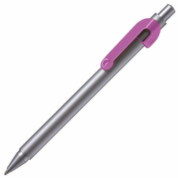 серебристые ручки с розовыми деталями