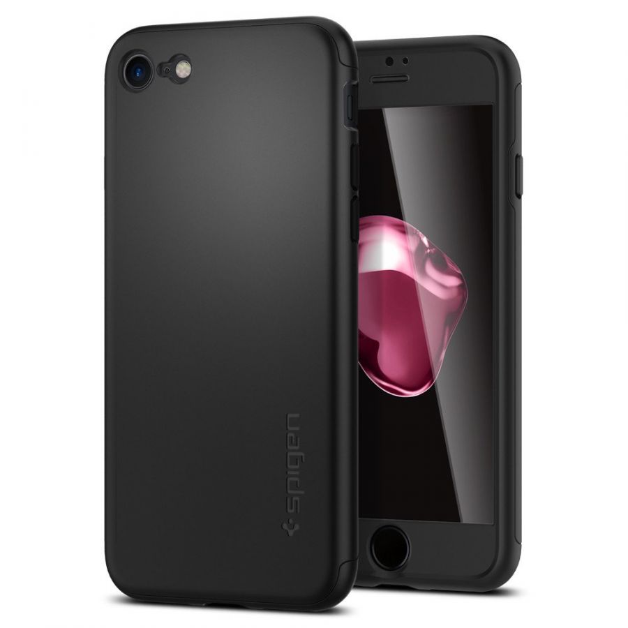 Чехол Spigen Thin Fit 360 для iPhone 8 черный