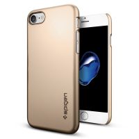 Чехол Spigen Thin Fit для iPhone 7 золотой