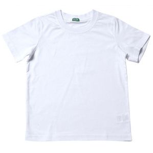 Белая футболка для мальчика