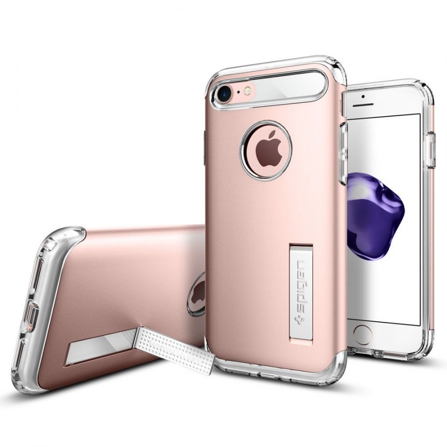 Чехол Spigen Slim Armor для iPhone 7 розовое золото