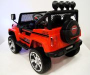 Детский электромобиль Jeep Sahara-3 red - вид сзади