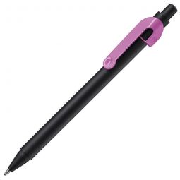 черные ручки с розовыми деталями под нанесение