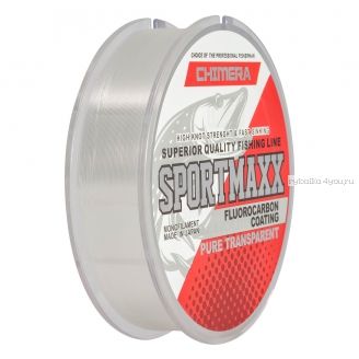 Леска Chimera Sportmaxx Fluorocarbon Coating Pure Transparent 100 м