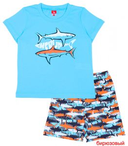Пижама для мальчика Дельфин