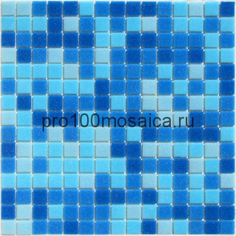 Aqua 150 (на сетке) стекло. Мозаика серия ECONOM,  размер, мм: 327*327*4
