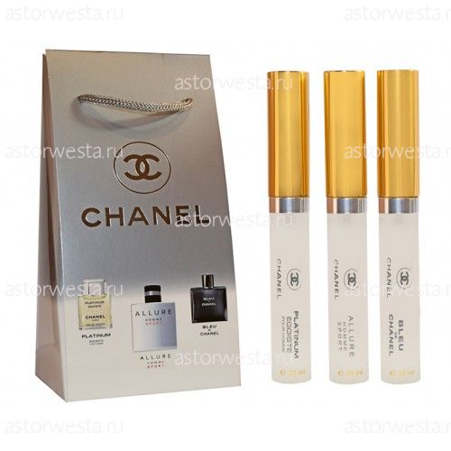 Подарочный набор Chanel for men, 3x25 ml (ПОД ЗАКАЗ)