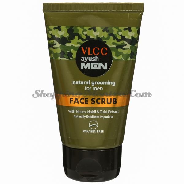 Скраб для лица для мужчин VLCC Ayush Men Face Scrub