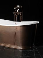 Чугунная ванна Devon&Devon Camelot Rame Antico 182x80 схема 2