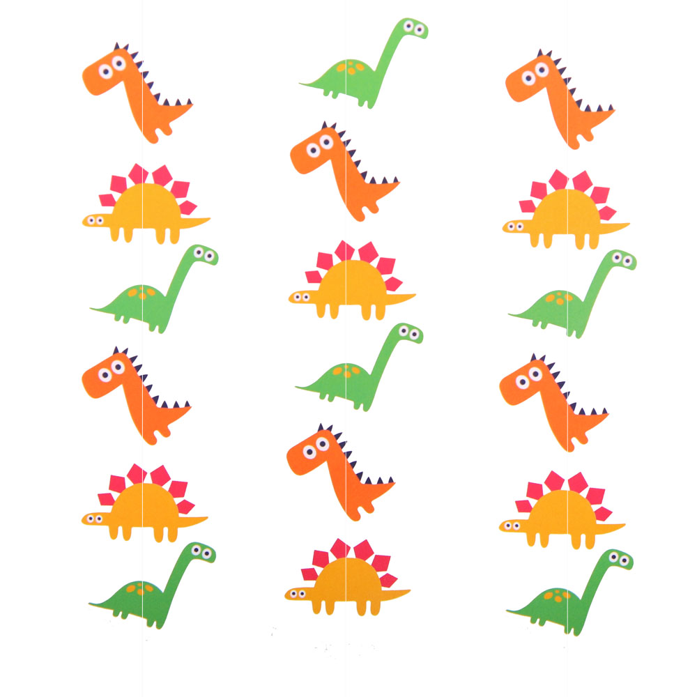 Динозавры Вертикальная гирлянда