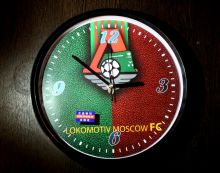 Часы настенные большие футбольные Локомотив Москва