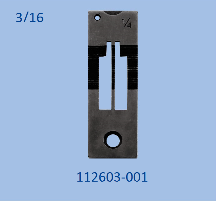 Игольная пластина BROTHER 112603-001 3/16 -3(Для лёгких материалов) (LT2-B842) (STRONG)