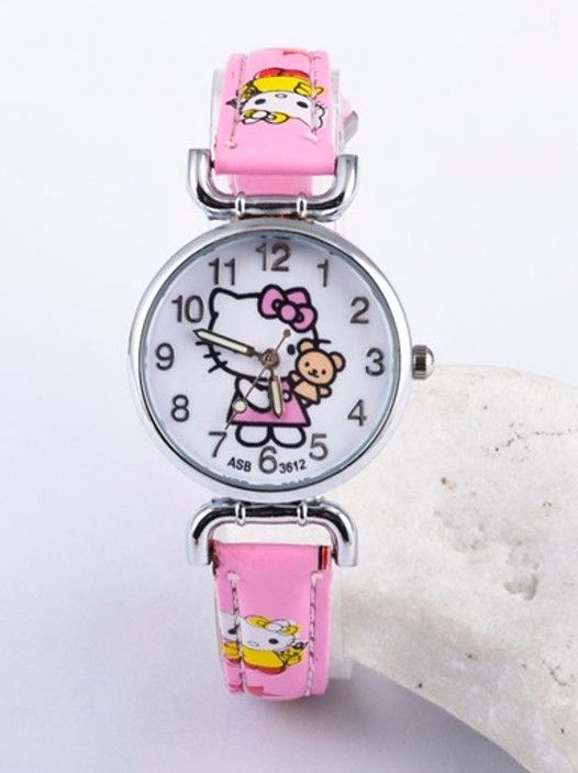 Наручные часы для девочки розового цвета