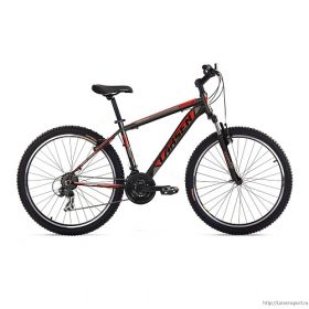 Велосипед Larsen Avantgarde 1.0 Black/Red matt 21ск, (18,26") черный/красный матов