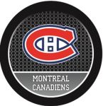 Брелок шайба с цветным логотипом ХК "Montreal Canadiens"