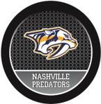 Брелок шайба с цветным логотипом ХК "Nashville Predators"