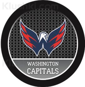 Брелок шайба с цветным логотипом ХК "Washington Capitals"
