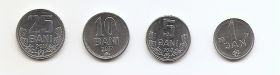 Набор регулярных монет Молдавия 2017 (4 монеты)