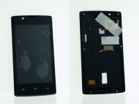 LCD (Дисплей) Fly FS401 Stratus 1 (в сборе с тачскрином) (в раме) (black) Оригинал