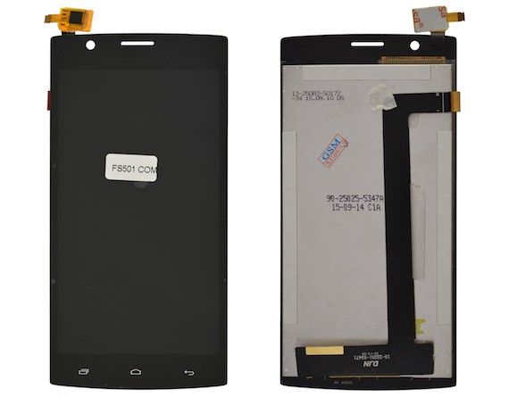 LCD (Дисплей) Fly FS501 Nimbus 3 (в сборе с тачскрином) (black) Оригинал