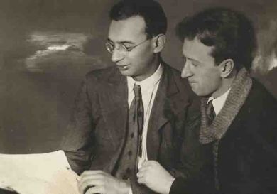 С Б.Хайкиным  1930-е гг.