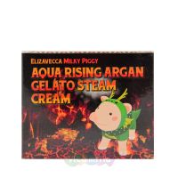 Elizavecca Крем паровой увлажняющий Milky Piggy Aqua Rising Argan Gelato Steam Cream